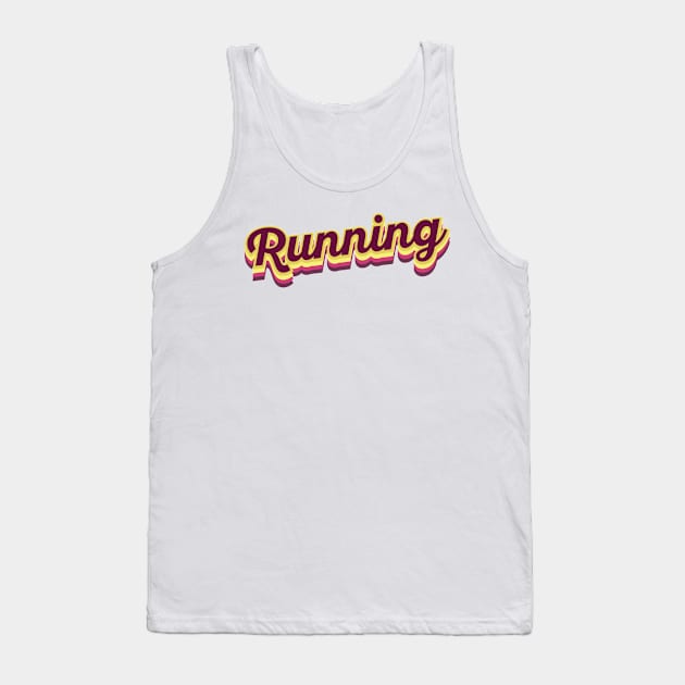 Retro Running Tank Top by neodhlamini